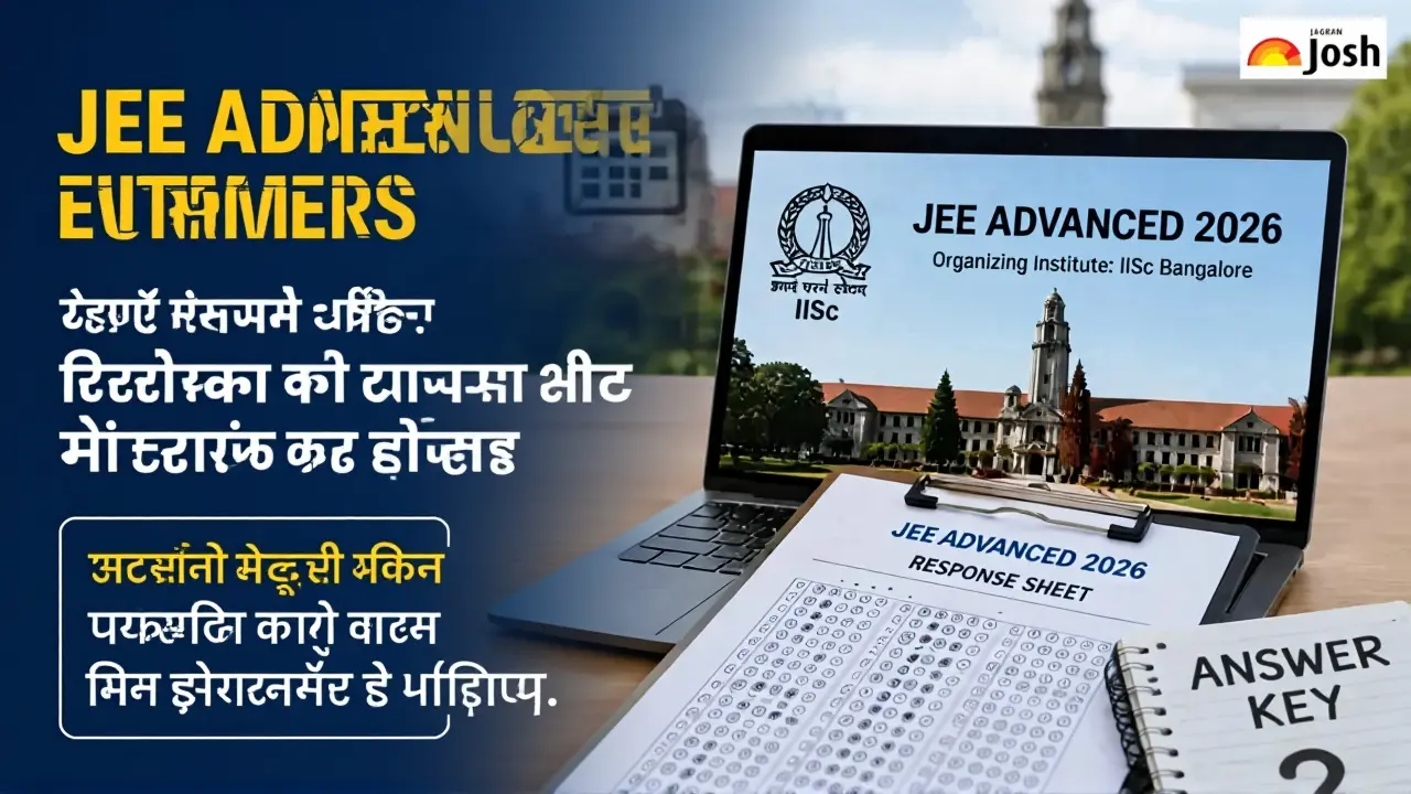 JEE Advanced 2026: Response Sheet & Answer Key Dates Confirmed